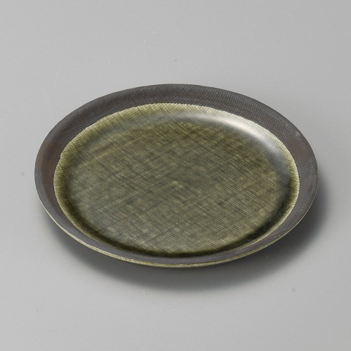 41630-311 桃山織部3.0丸皿|業務用食器カタログ陶里30号