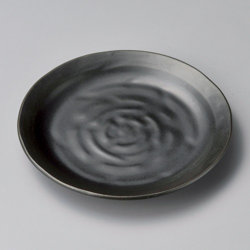 41759-511 黒マット5.0皿|業務用食器カタログ陶里30号
