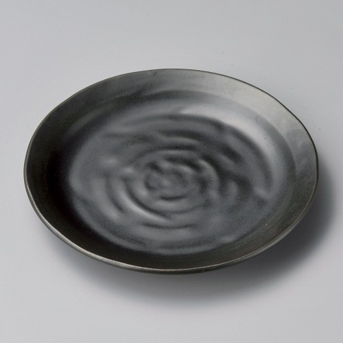 41760-511 黒マット6.0皿|業務用食器カタログ陶里30号
