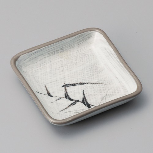 42101-021 白刷笹正角小皿|業務用食器カタログ陶里30号