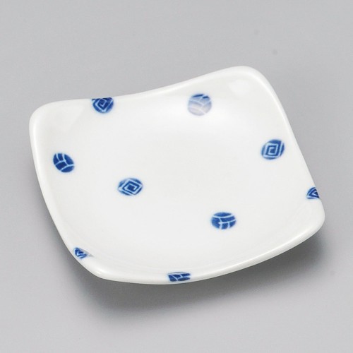 42135-461 点紋正角3.0皿|業務用食器カタログ陶里30号