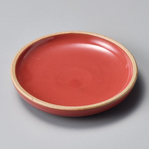 42239-251 赤釉豆皿|業務用食器カタログ陶里30号