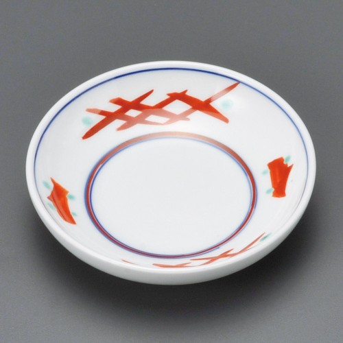 42313-291 赤格子3.0皿|業務用食器カタログ陶里30号