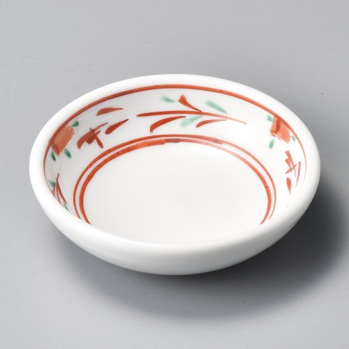42405-121 赤絵3.0深皿|業務用食器カタログ陶里30号