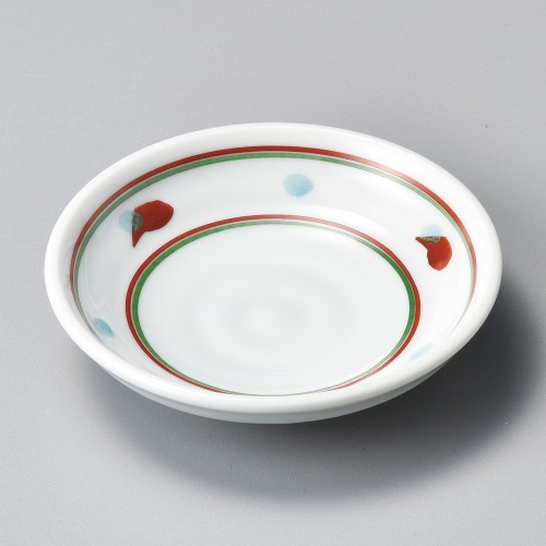 42412-051 赤絵さわやか3.0皿|業務用食器カタログ陶里30号