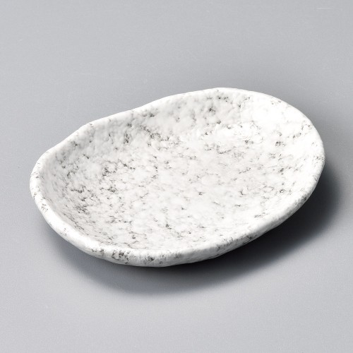 42535-321 岩白吹豆小皿(小判)|業務用食器カタログ陶里30号