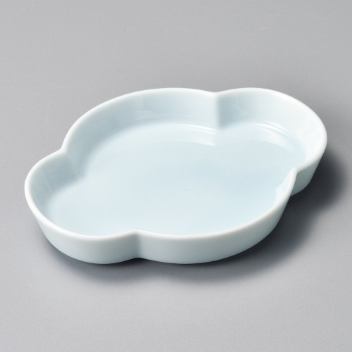 42605-101 青白くも型取皿(小)|業務用食器カタログ陶里30号