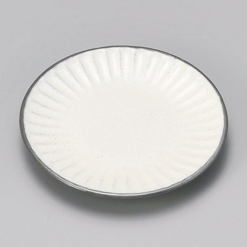 42625-541 白炭化土鎬小皿|業務用食器カタログ陶里30号