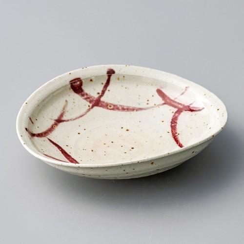 45709-431 赤絵楕円鉢|業務用食器カタログ陶里30号