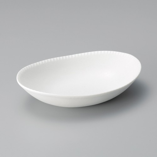 46109-491 白釉フリルカレー鉢|業務用食器カタログ陶里30号