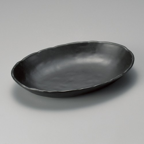 46919-191 黒小判カレー皿|業務用食器カタログ陶里30号