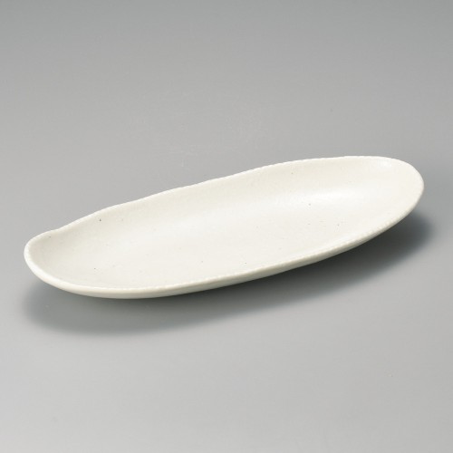47017-541 白粉引楕円長盛鉢|業務用食器カタログ陶里30号