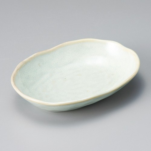 47111-081 ヒワなまこくも型楕円鉢|業務用食器カタログ陶里30号