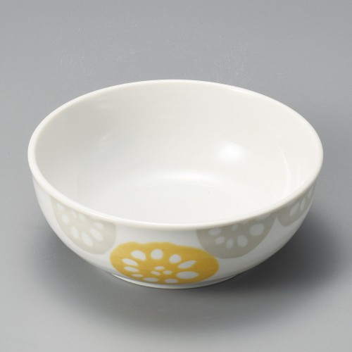 47115-361 れんこん5.0鉢(黄)|業務用食器カタログ陶里30号