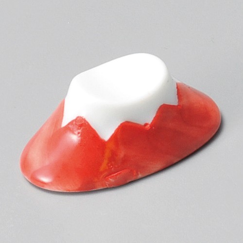 51147-401 新富士山(赤)箸置|業務用食器カタログ陶里30号