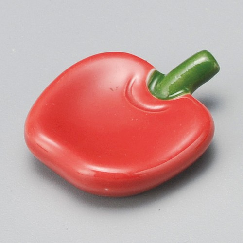 51210-291 りんご赤箸置|業務用食器カタログ陶里30号