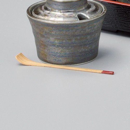 51830-101 いぶし銀竹製薬味サジ(輸入)|業務用食器カタログ陶里30号