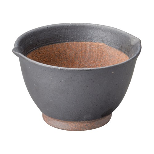 53518-581 黒土麦とろ鉢(小)|業務用食器カタログ陶里30号