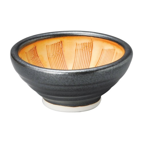 53721-411 黒マットスリ鉢(小)|業務用食器カタログ陶里30号
