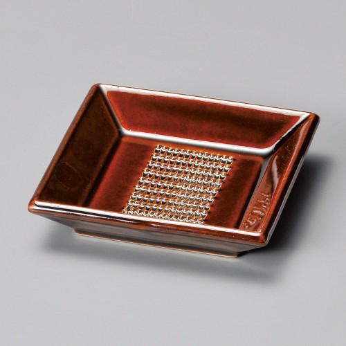 53801-121 角おろし皿(小)わさび|業務用食器カタログ陶里30号