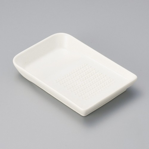 53807-491 白マットおろし器|業務用食器カタログ陶里30号