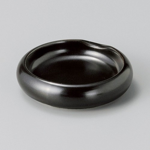 54110-081 黒マット灰皿|業務用食器カタログ陶里30号