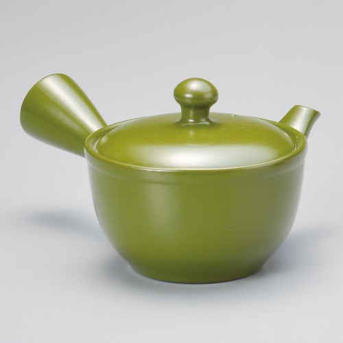 57624-721 緑碗型急須(平アミ)|業務用食器カタログ陶里30号