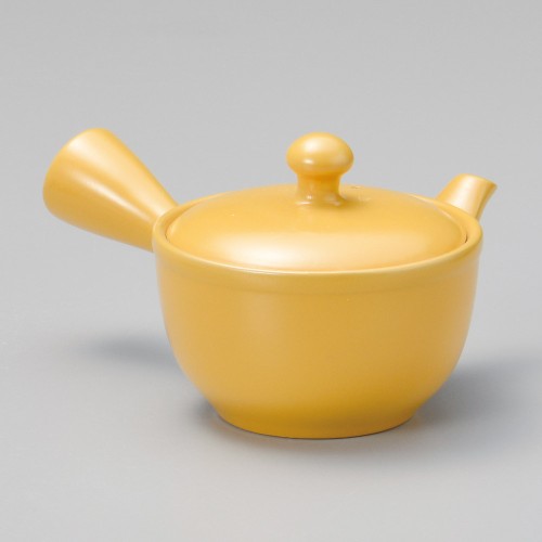 57625-721 黄碗型急須(平アミ)|業務用食器カタログ陶里30号