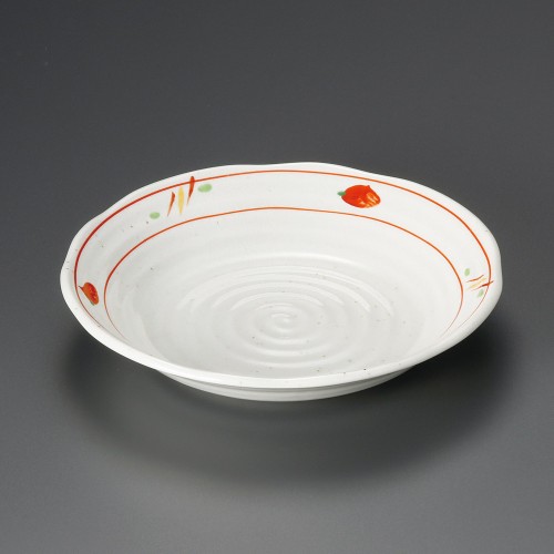 66521-021 赤絵平安7.0深皿|業務用食器カタログ陶里30号