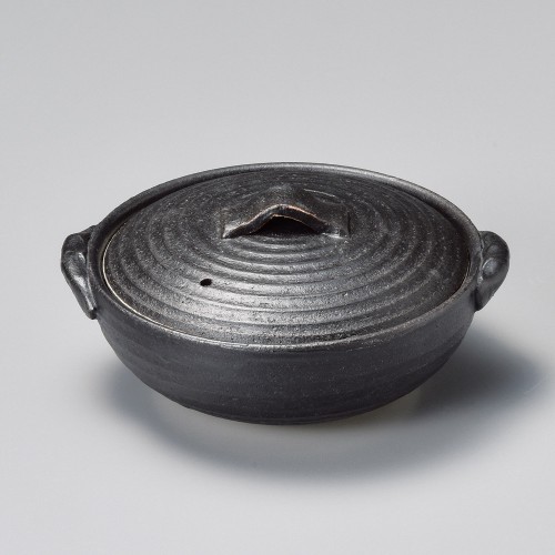 70014-461 黒釉5.0土鍋|業務用食器カタログ陶里30号