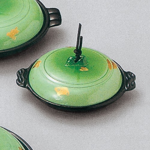 70904-841 ミニミニ陶板(金彩･緑)|業務用食器カタログ陶里30号