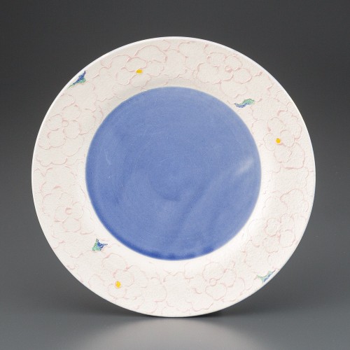 82419-181 花銀彩リム付26㎝皿|業務用食器カタログ陶里30号