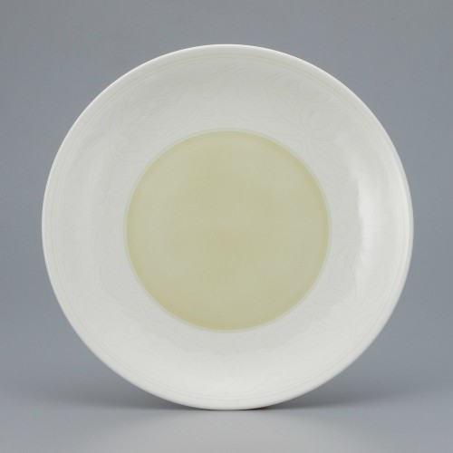 82635-161 黄白唐草彫7.0皿|業務用食器カタログ陶里30号