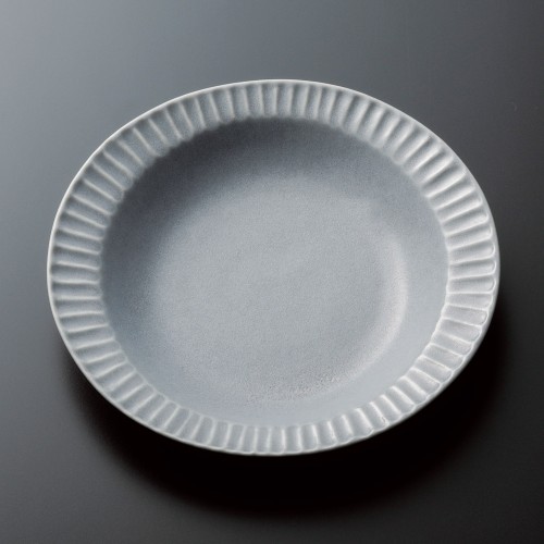 82708-671 調和ブルー削ぎカレー皿(小)|業務用食器カタログ陶里30号