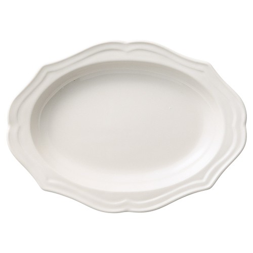 83010-251 ヘルシンキナマコベージュ 23㎝楕円皿|業務用食器カタログ陶里30号