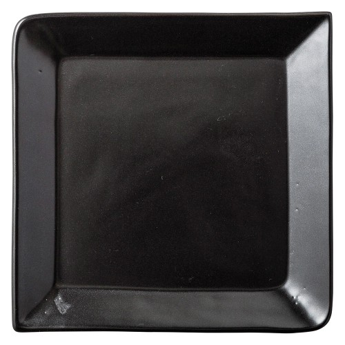 83819-411 黒マット正角6.0皿|業務用食器カタログ陶里30号