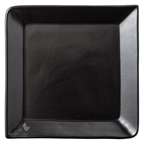 83820-411 黒マット正角大皿|業務用食器カタログ陶里30号