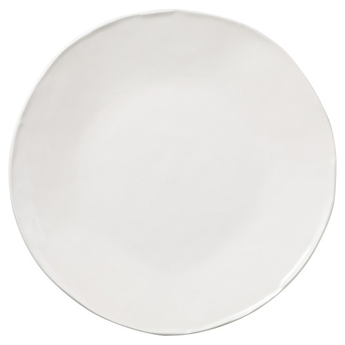 86712-081 カフェズ アイボリーいっぷく丸皿L|業務用食器カタログ陶里30号