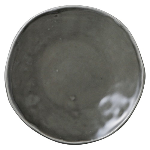 86716-081 カフェズ グレーいっぷく丸皿S|業務用食器カタログ陶里30号