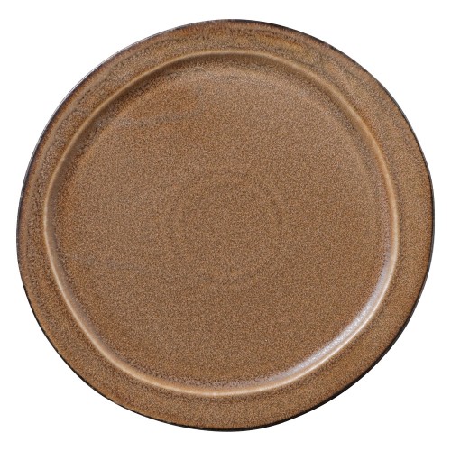 86915-101 ベジ 丸々大皿 カラメル|業務用食器カタログ陶里30号