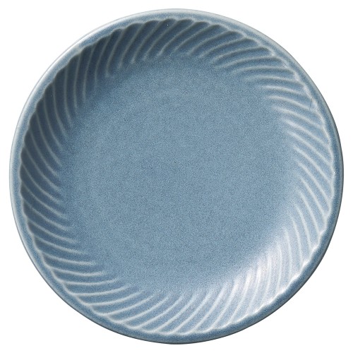 88752-121 ターク6吋皿 マットブルー|業務用食器カタログ陶里30号