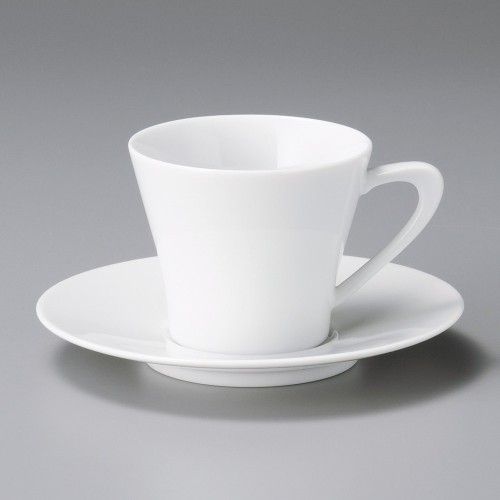 94606-051 白磁HRコーヒー受皿|業務用食器カタログ陶里30号