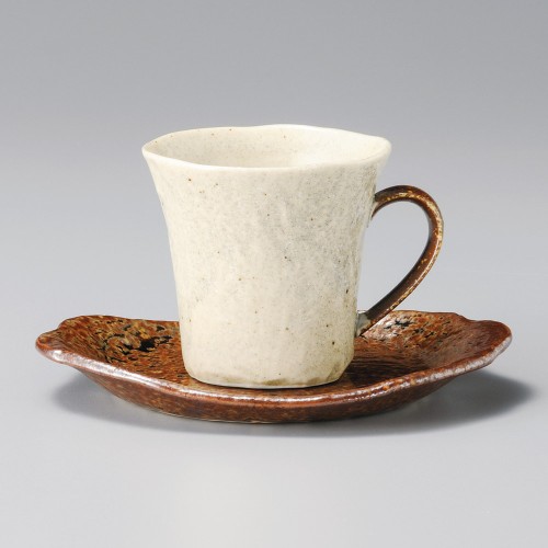 95350-221 アメ釉コーヒー碗|業務用食器カタログ陶里30号