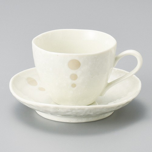95354-631 ドット白コーヒー碗丈|業務用食器カタログ陶里30号
