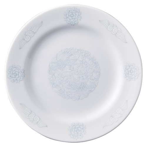97028-591 白盛鳳凰 リム玉7 1/2吋丸皿|業務用食器カタログ陶里30号