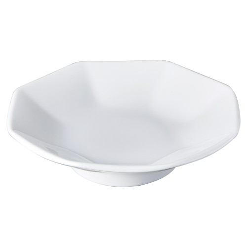 A0770-521 白 八角6.0皿|業務用食器カタログ陶里30号