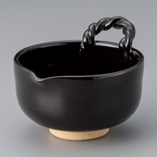 A2801-721 継ぎ分け茶碗･黒|業務用食器カタログ陶里30号
