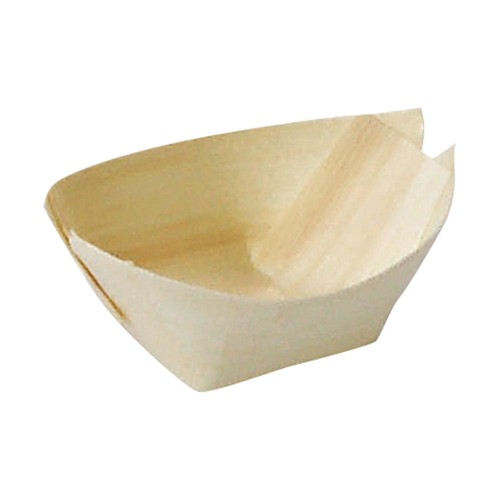 A5121-501 経木容器(ポプラ)舟皿(100枚入)小･深型|業務用食器カタログ陶里30号