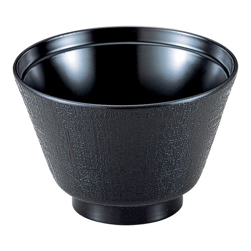 A6807-561 [TA]3.3寸布目汁椀黒|業務用食器カタログ陶里30号