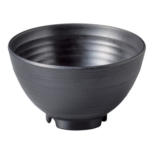 A7831-561 [M]いぶし釉 黒碗 大|業務用食器カタログ陶里30号